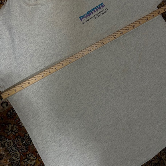 90s Vintage Motorola Wordline Pager T Shirt‎ Mens XL Grey Jerzees Promo Tee - Picture 4 of 5